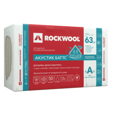 Шумоизоляция Роквул Акустик Баттс 75х600х1000 мм