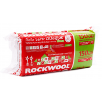Утеплитель Роквул Лайт Баттс Скандик 150х600х1200 мм