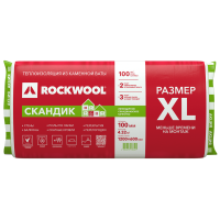 Утеплитель Роквул Лайт Баттс Скандик 100х600х1200 мм