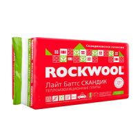 Утеплитель Роквул Лайт Баттс Скандик 100х600х800 мм
