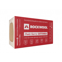 Утеплитель Роквул Лайт Баттс Оптима 100х600х1000 мм